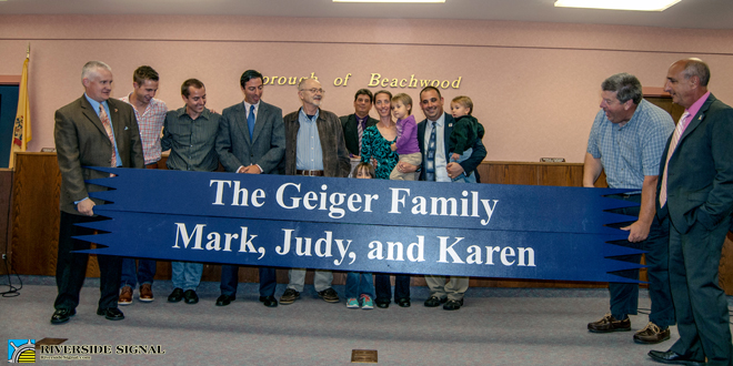 The Geiger family of Beachwood were collectively named Citizen of the Year at a ceremony that honored the work of late family matriarch Judy and continued efforts and successes of her children both within the Beachwood Soccer Club and on the international stage in the sport.